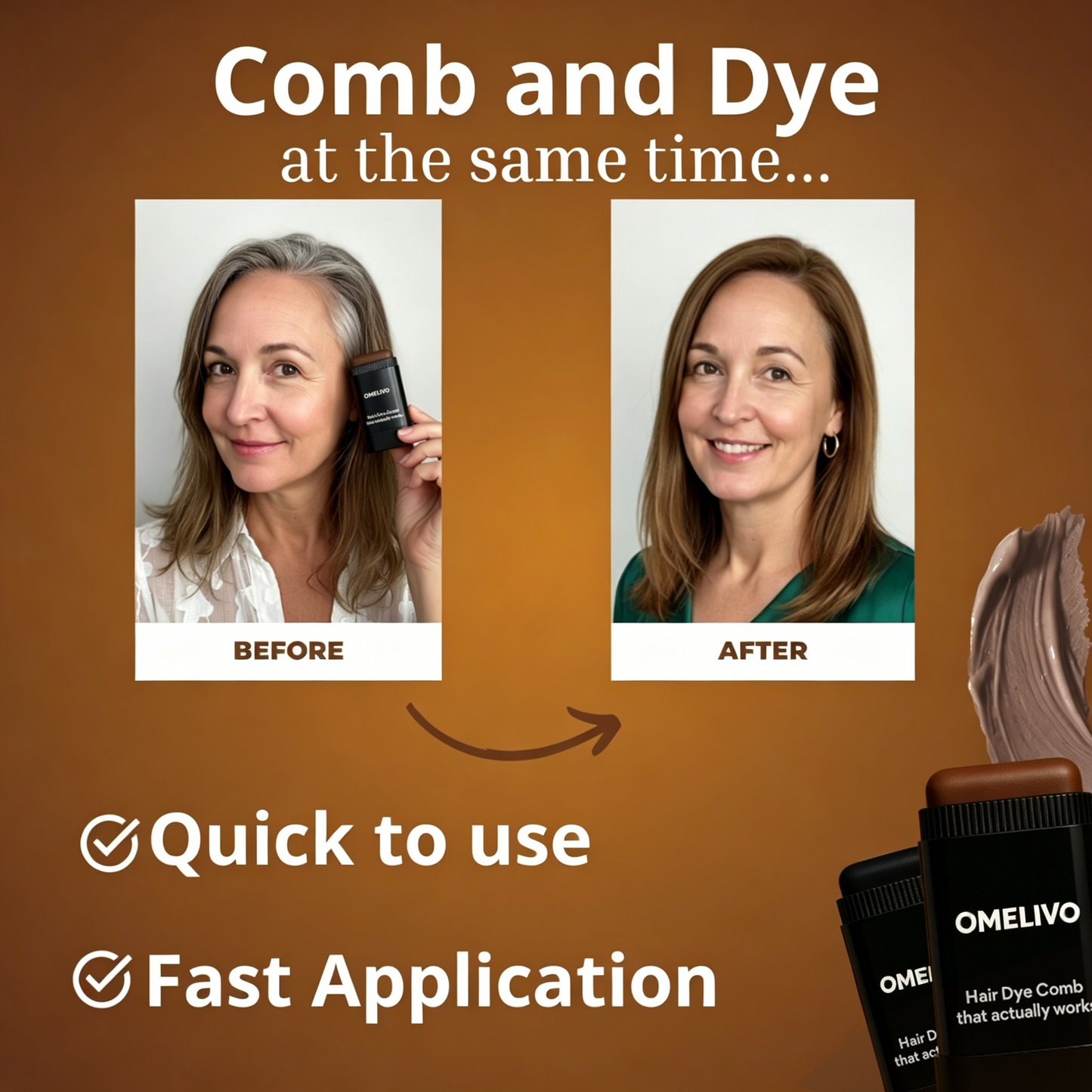 OMELIVO™ Instant Gray Coverage Stick