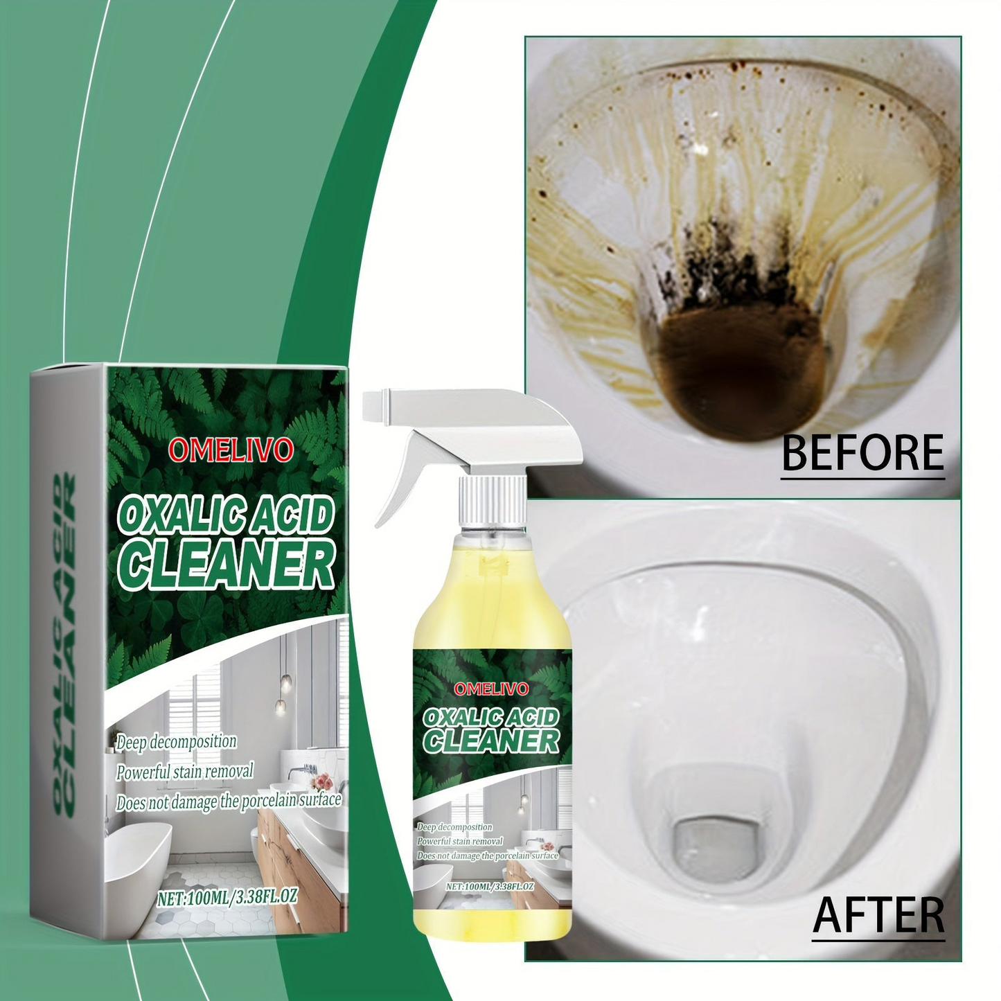 OMELIVO™ Multi-Surface Bathroom Stain & Limescale Remover