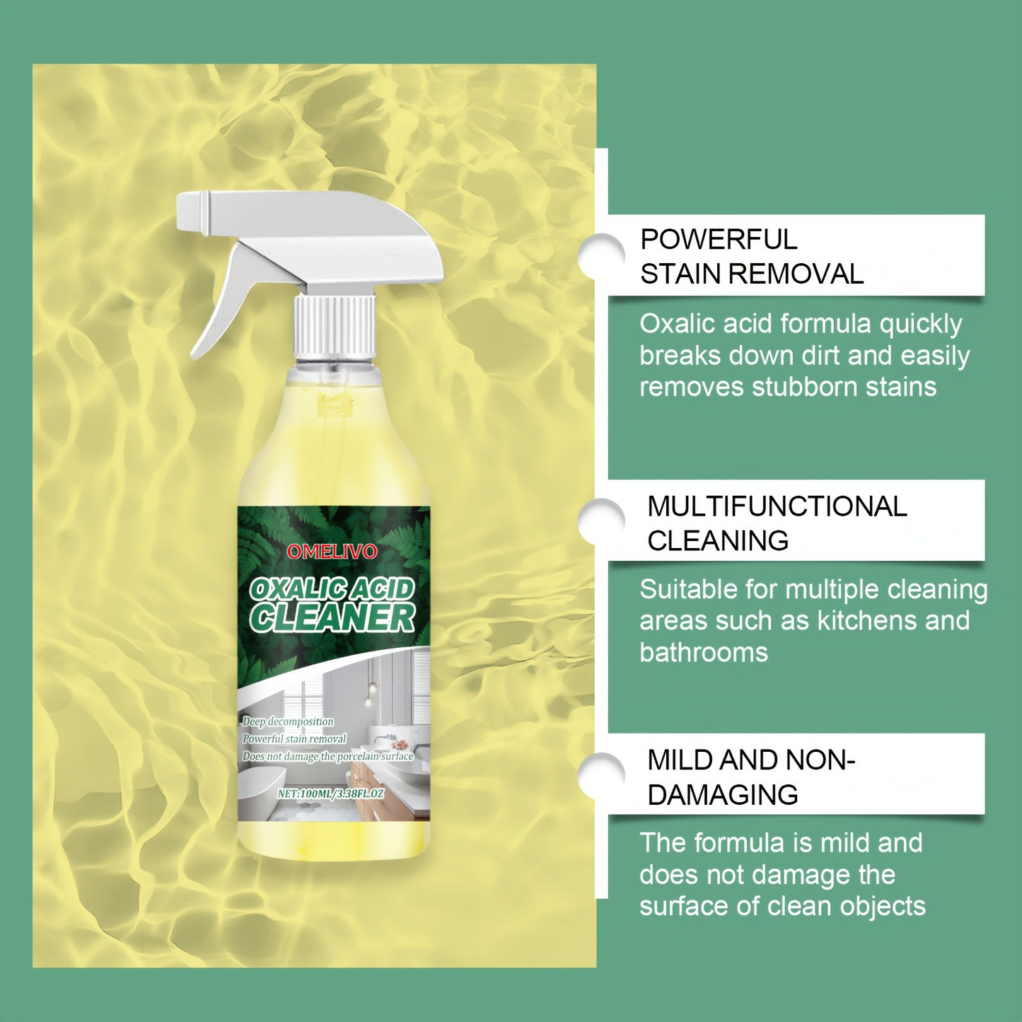OMELIVO™ Multi-Surface Bathroom Stain & Limescale Remover