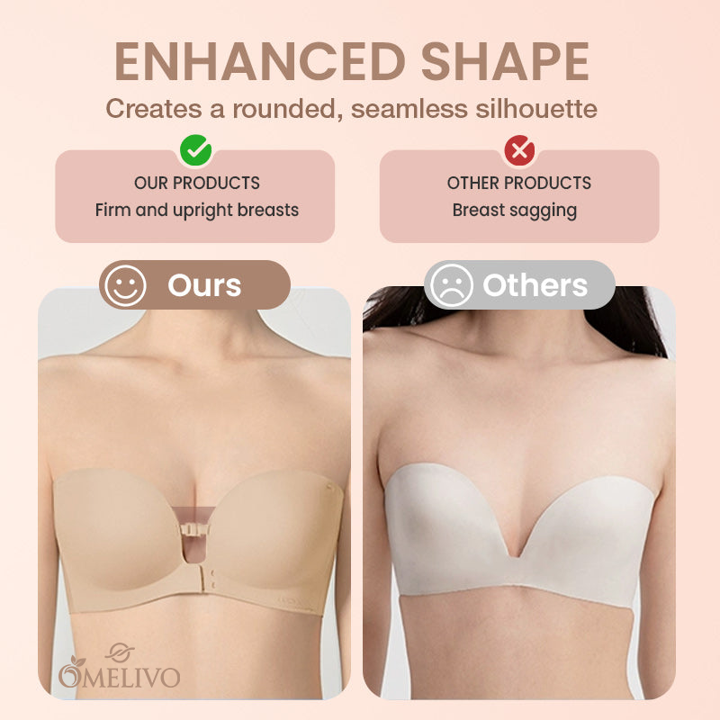 Lock in 20% OFF for life OMELIVO®💜Zero-Slip Front Closure Push-Up Bra
