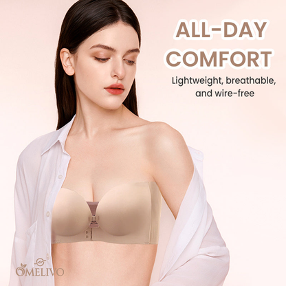 Lock in 20% OFF for life OMELIVO®💜Zero-Slip Front Closure Push-Up Bra